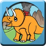 kids dinosaurs android application logo